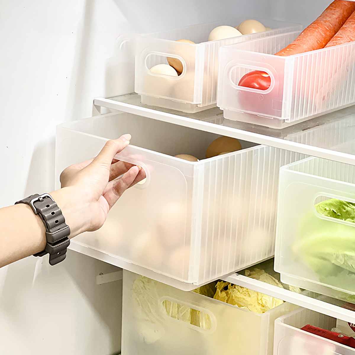 Food Storage Without Plastic - WORTHBUY Caixa de armazenamento dobrável de