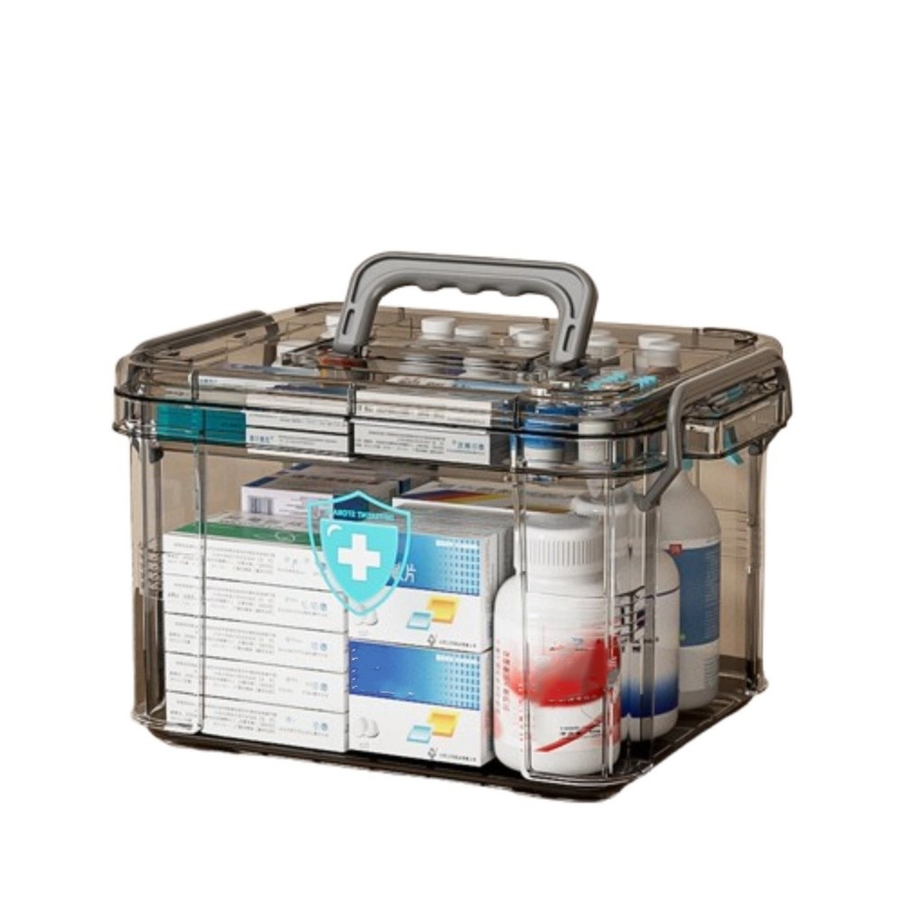 Food Storage Emergency - Caixa de armazenamento de comprimidos durável,