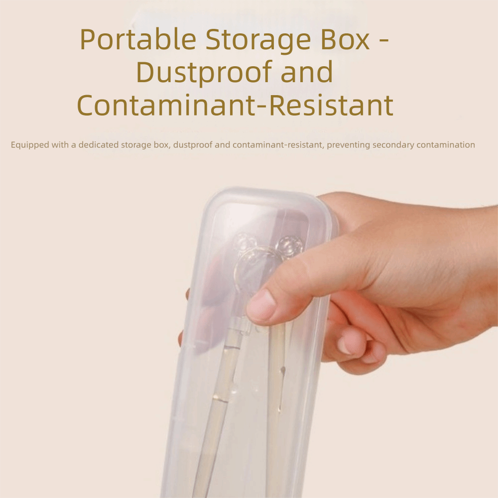 Food Storage And Temperature - 2 pçs/set pauzinhos de treinamento antiderrapante