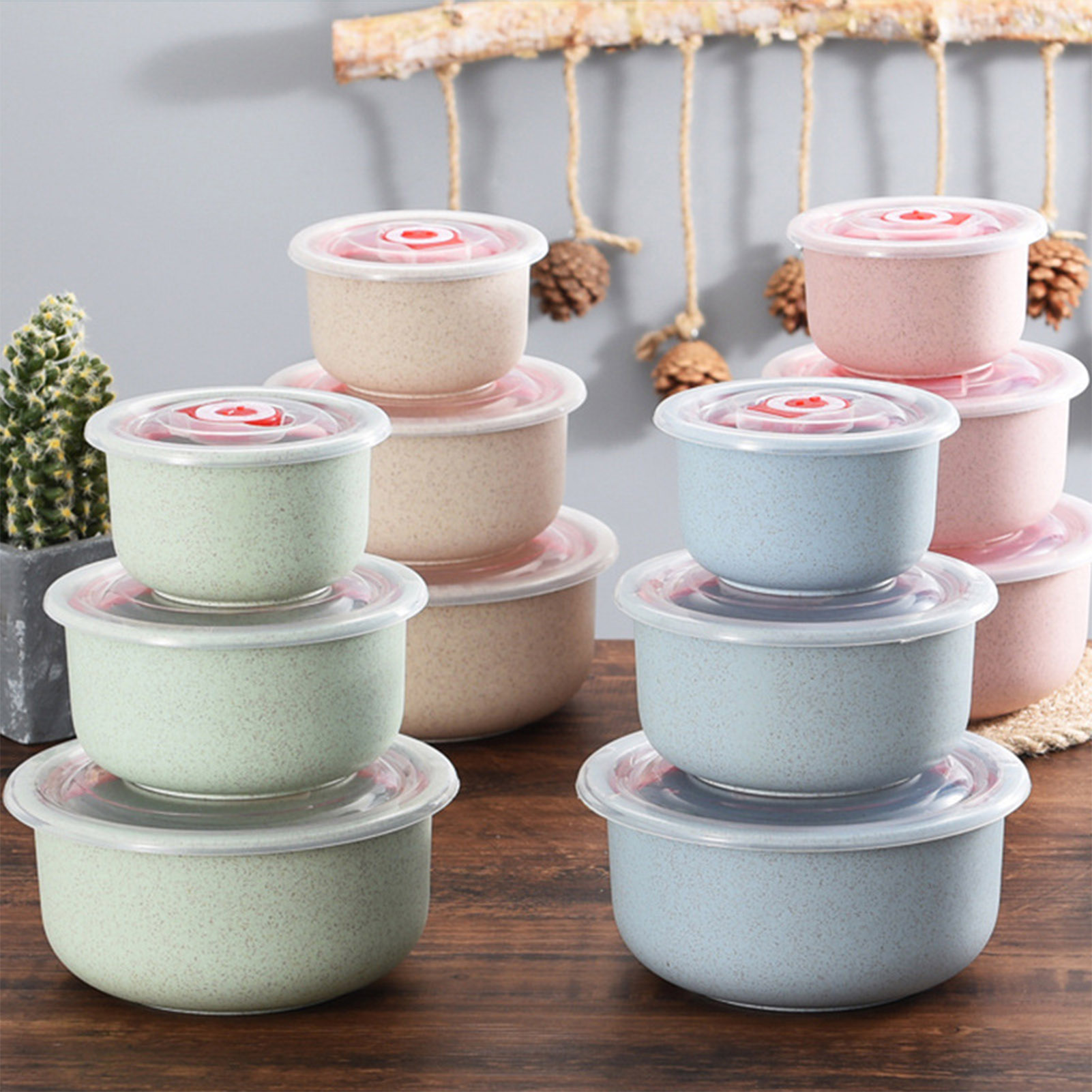Food Storage Without Plastic - 3 pçs recipientes de armazenamento de