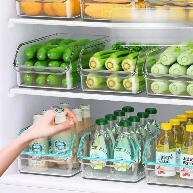 Food Storage In Cabinets - Organizador de Geladeira (1/2 Peças) -