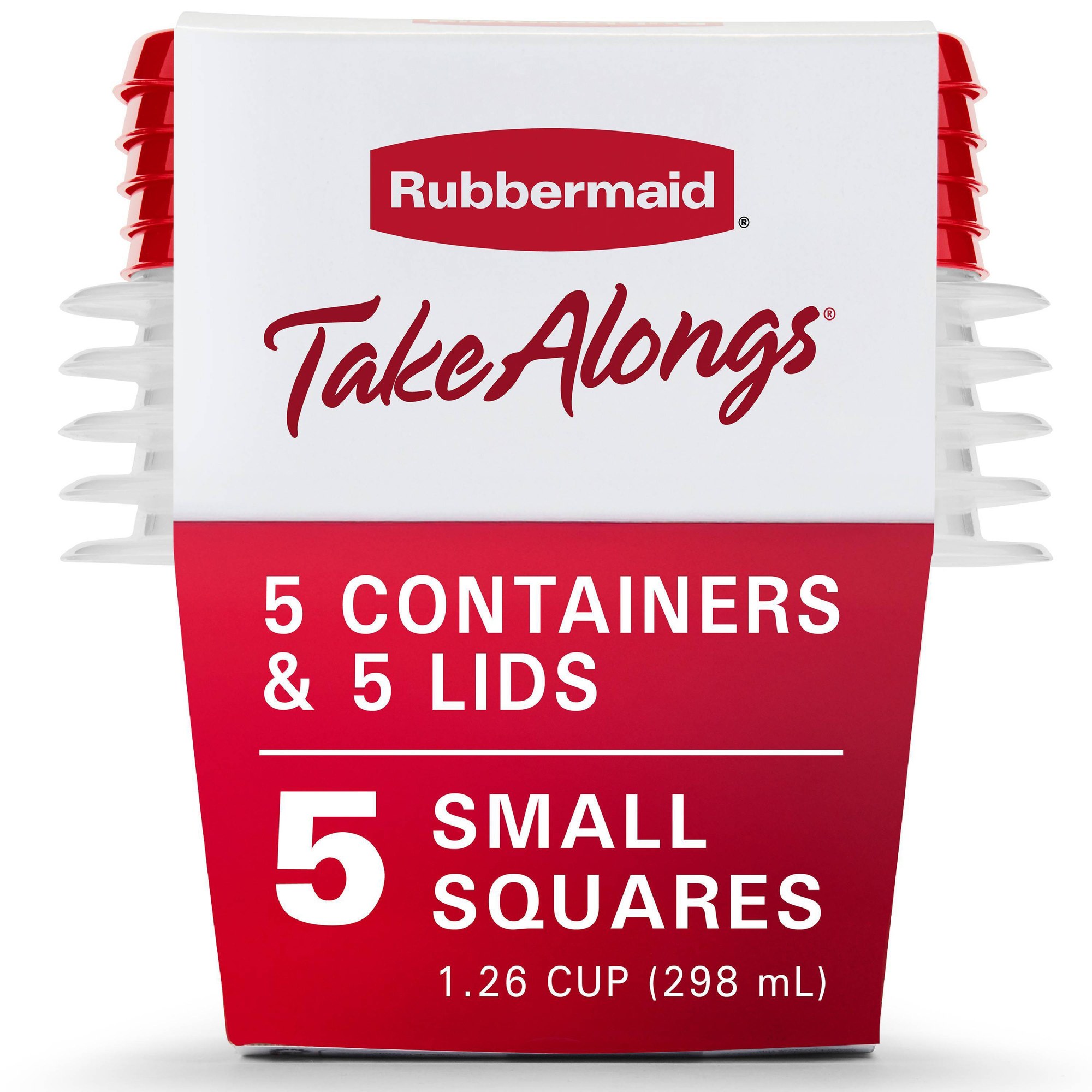 Food Storage Prep Containers - 5 peças de recipientes para armazenamento