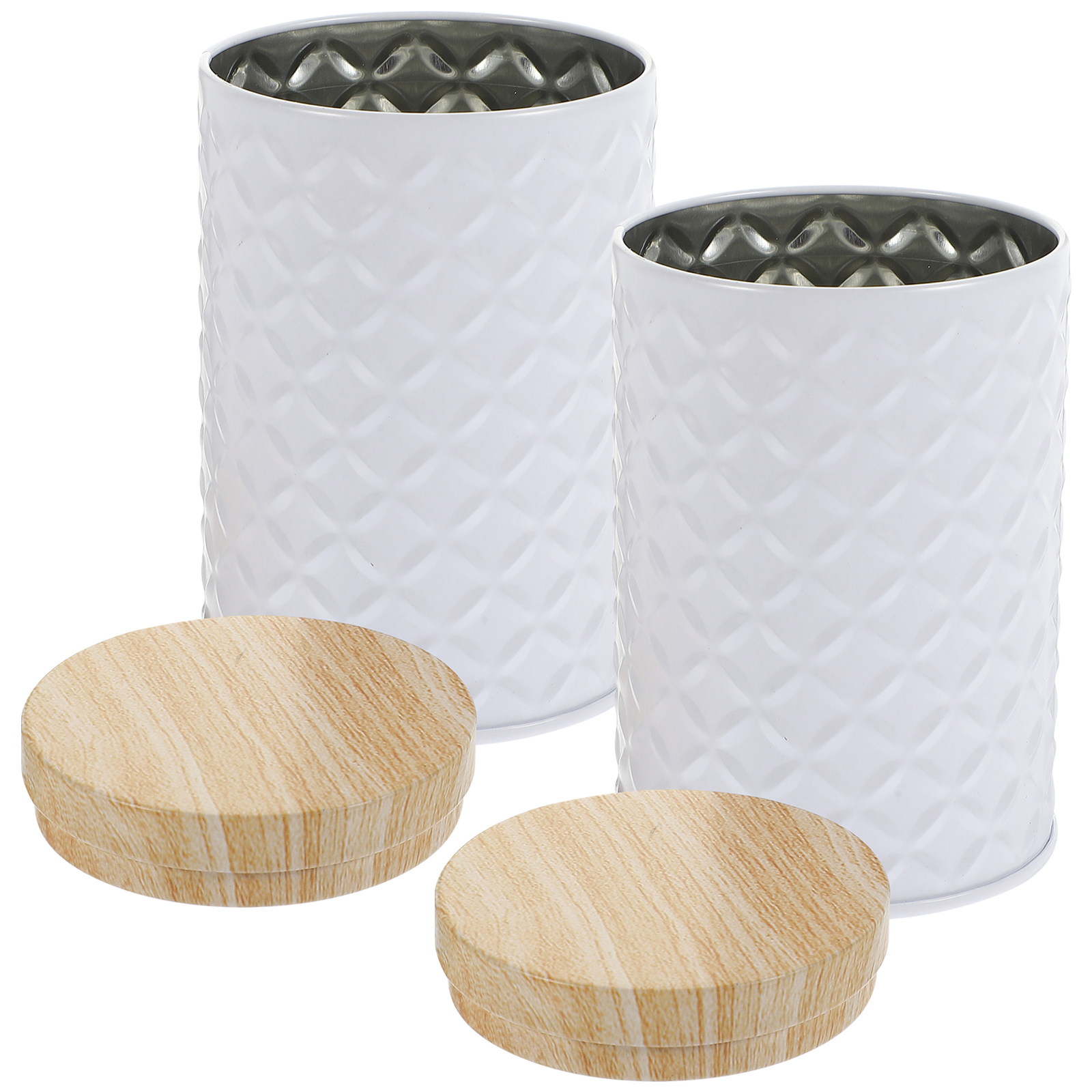 Food Storage Organizer - Conjunto de 2 Latas de Armazenamento