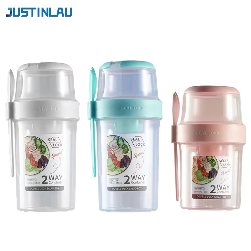 Food Storage Underground - JUSTINLAU Copo Portátil para Salada e