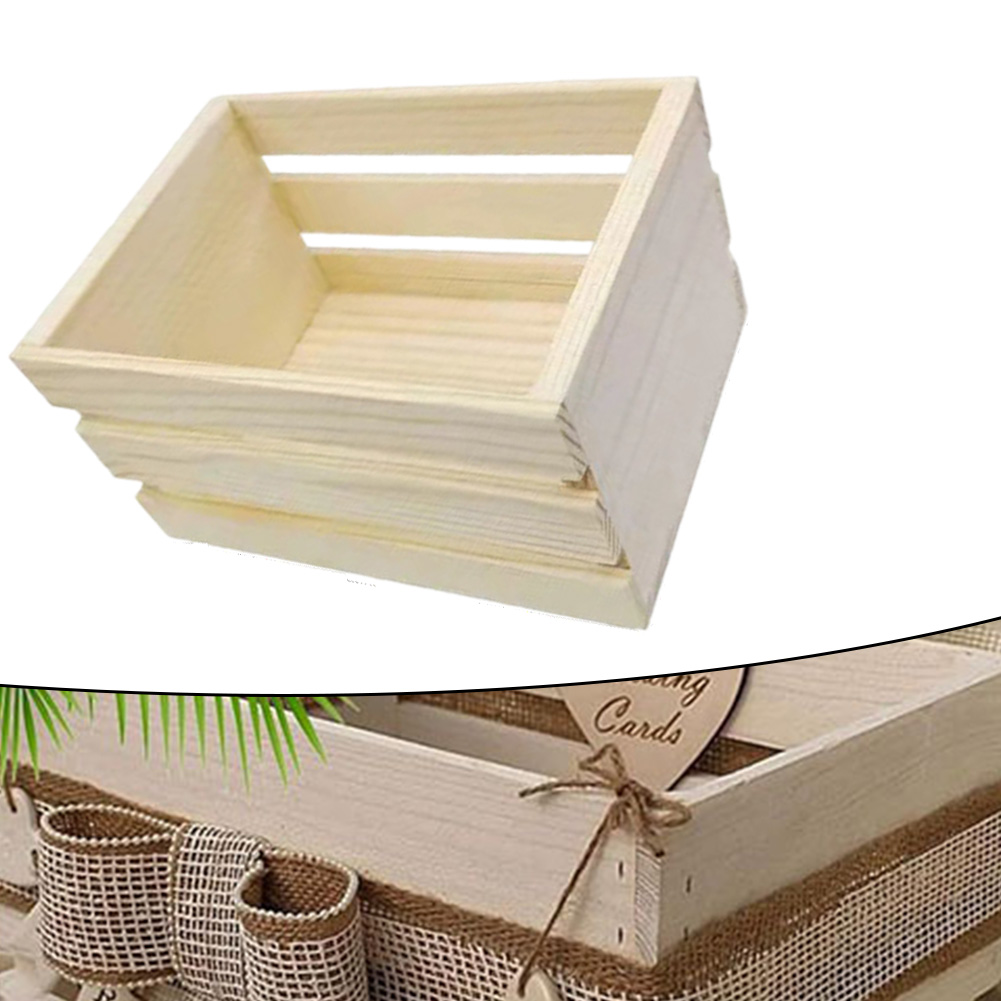 Food Storage Organizer - Caixa de armazenamento de madeira frutas