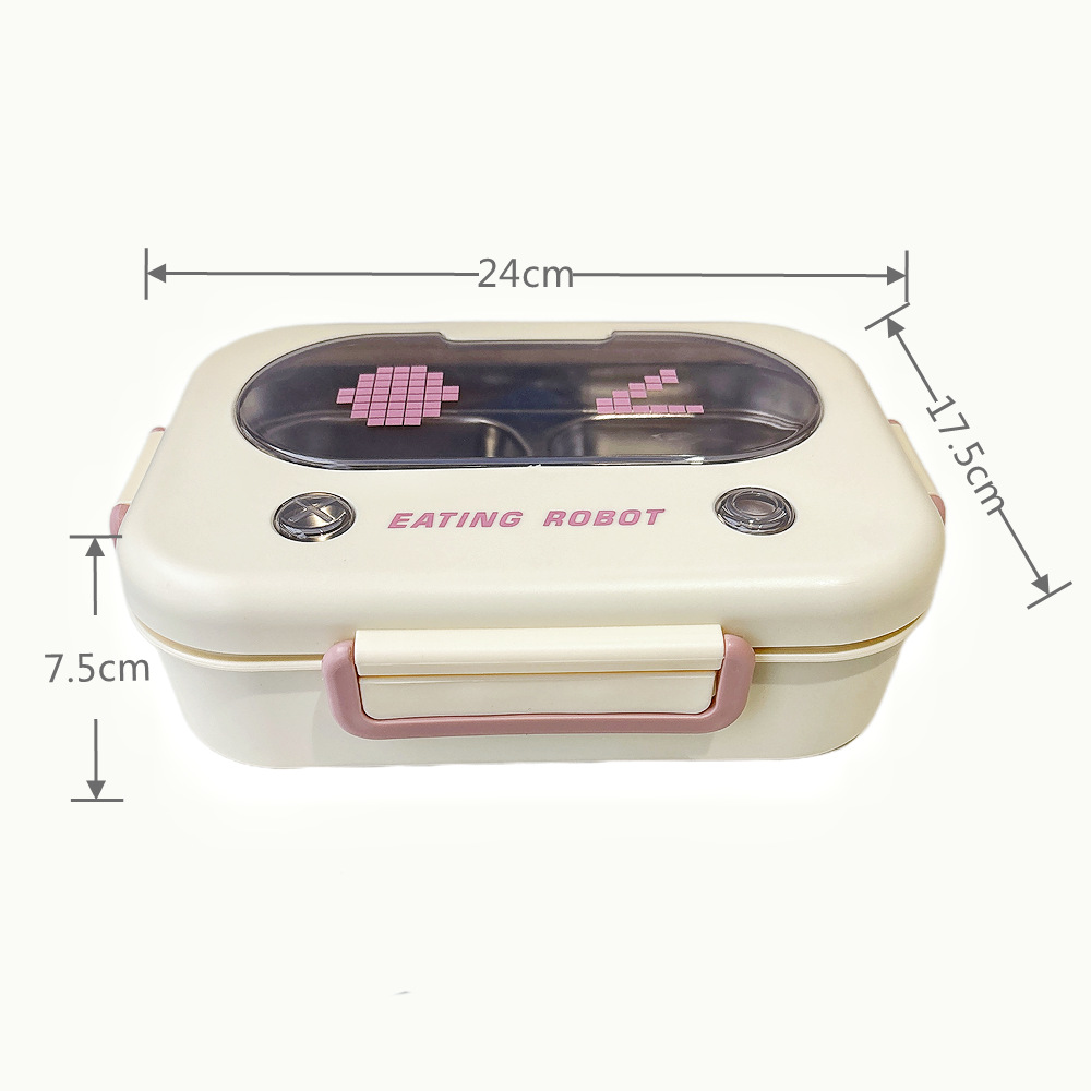 Food Storage Prep Containers - Caixa térmica de aço inoxidável, recipiente
