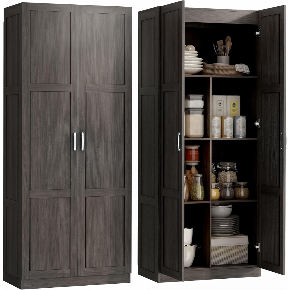 Food Storage In Cabinets - Armário de Cozinha HOMCOM de 71