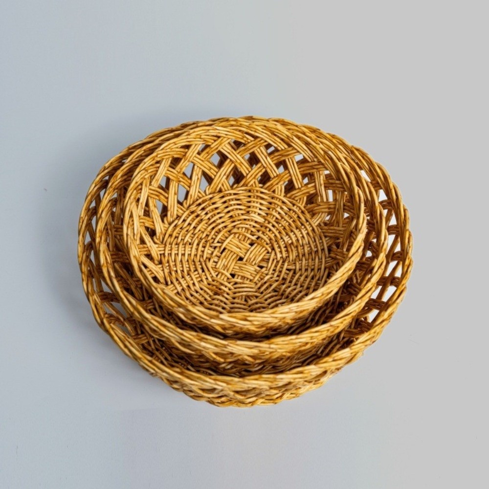 Food Storage Without Plastic - Cesta de frutas tipo rattan estilo