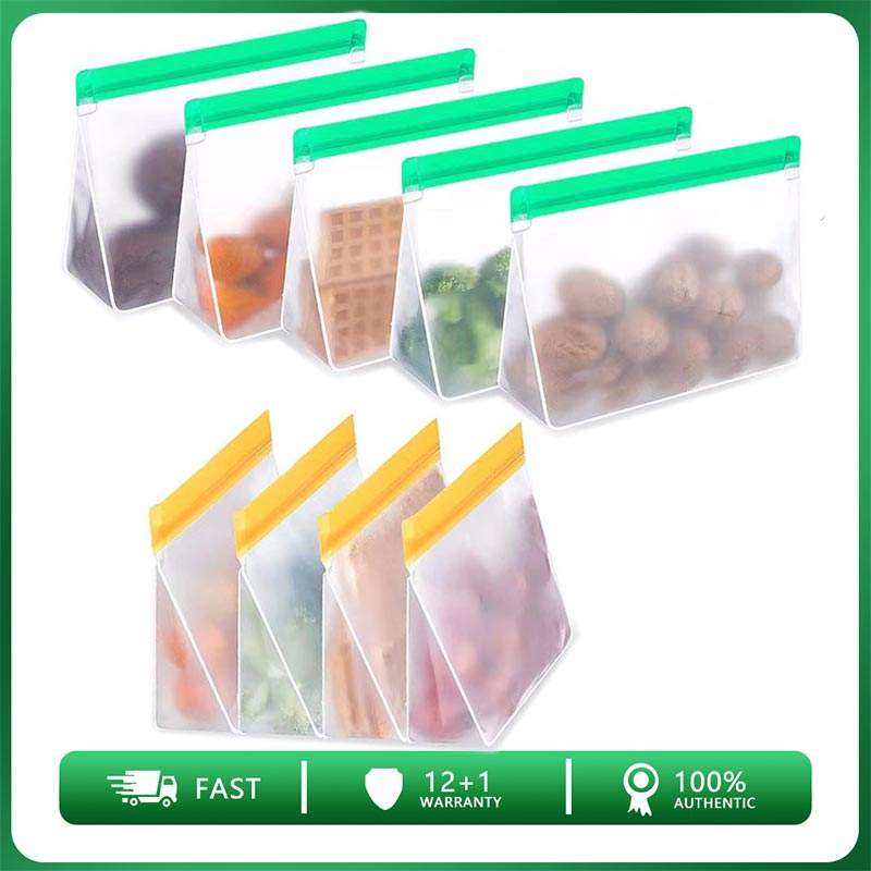 Food Storage Ziploc Bags - Saco de armazenamento de alimentos reutilizável