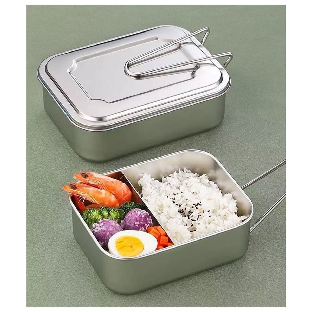 Lancheira bento de aço inoxidá - Food Storage Large Plastic Containers avaliação e preço