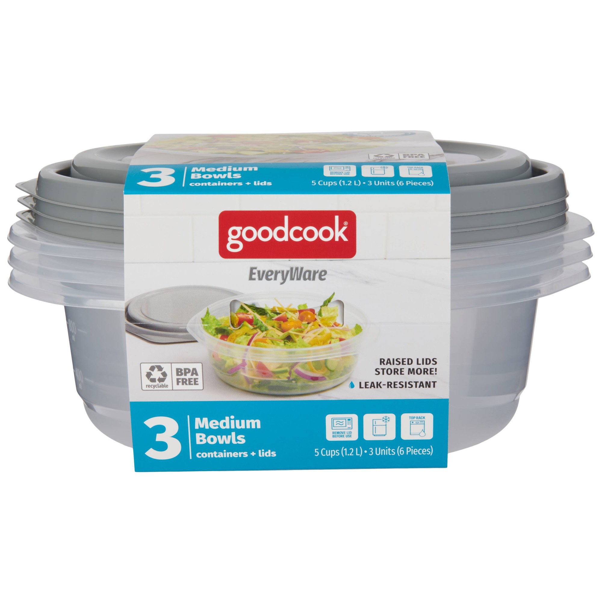 6 peças de recipientes redondo - Food Storage Prep Containers avaliação e preço