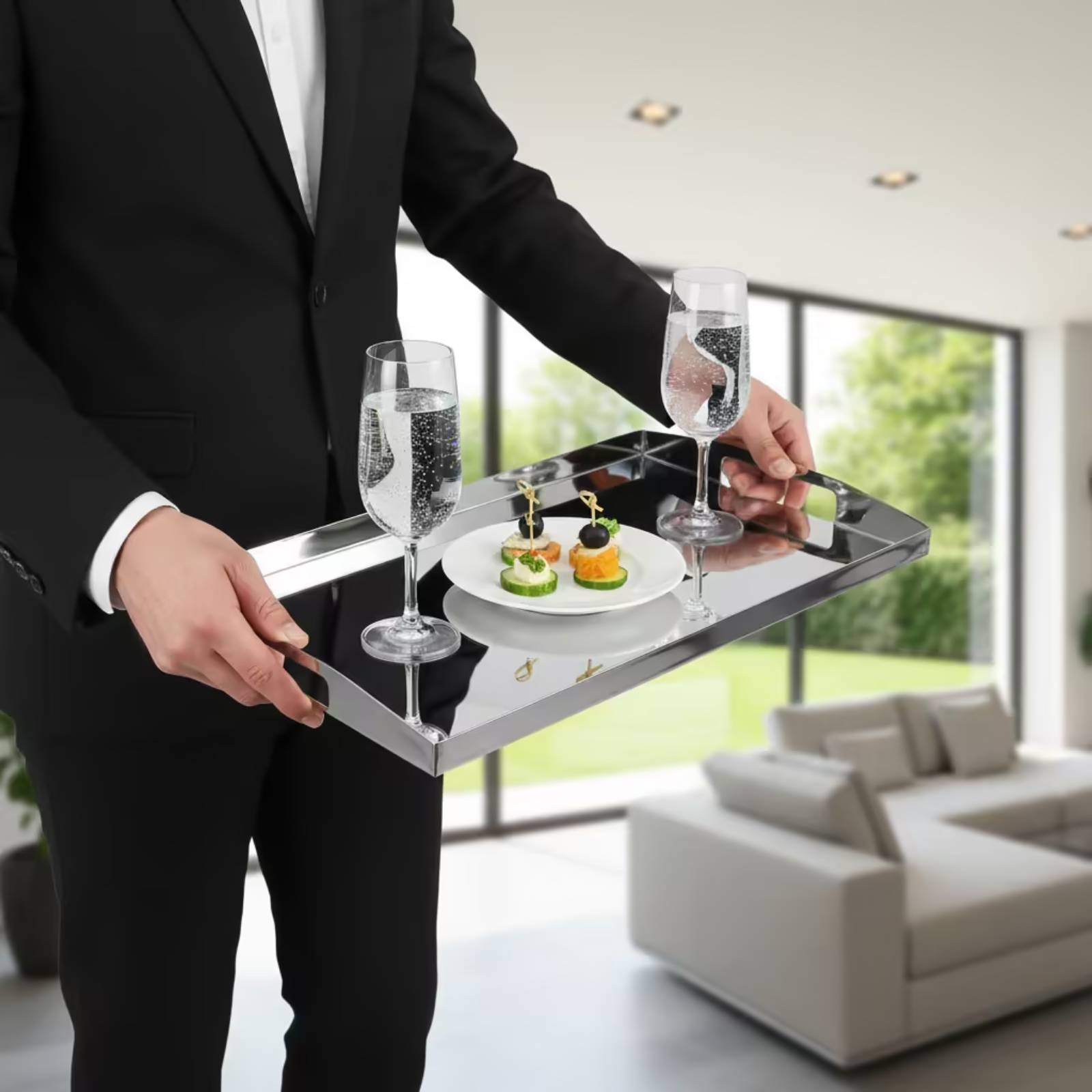 Bandeja de Aço Inoxidável Espe - Food Storage Handling avaliação e preço