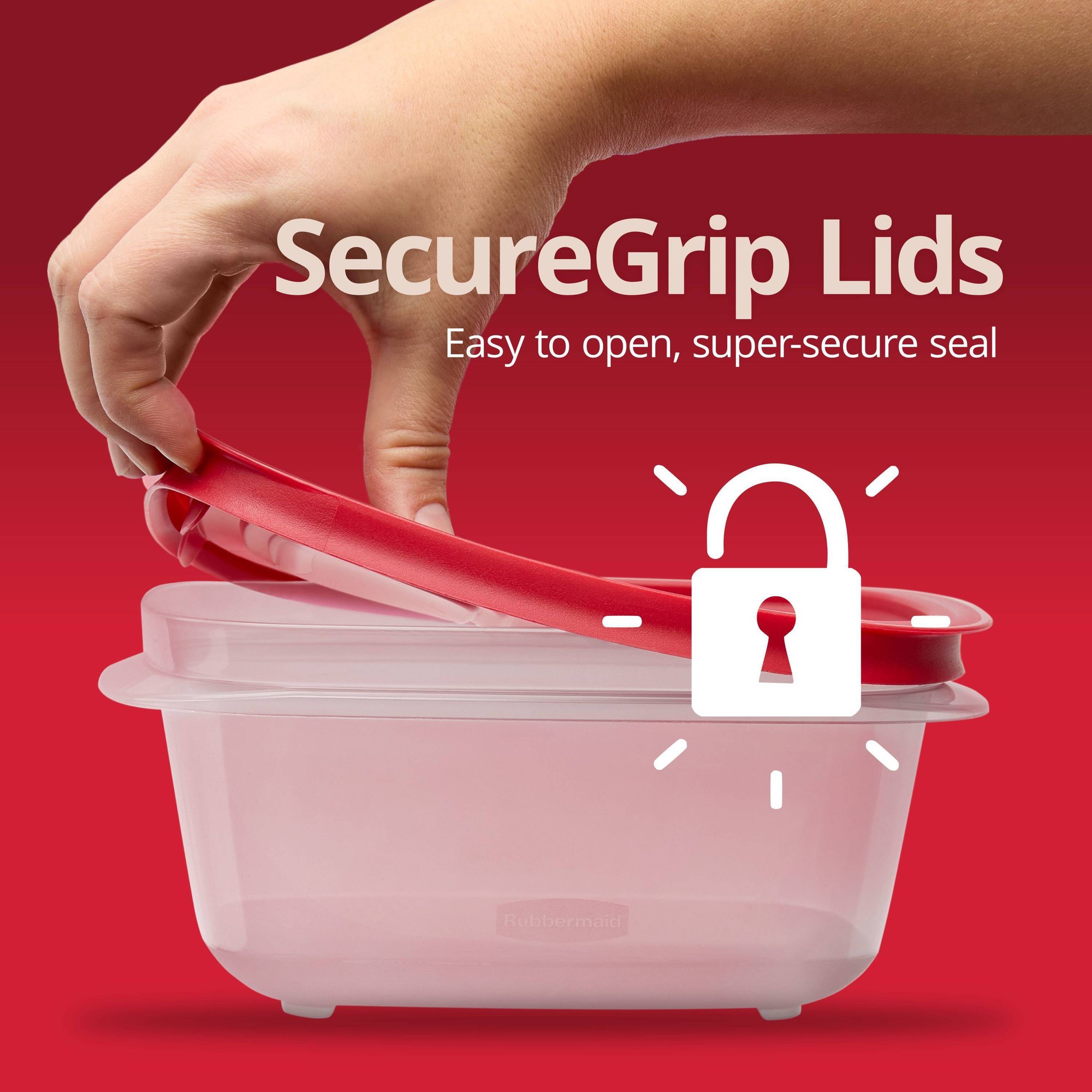 Recipiente Retangular Vermelho - Food Storage Prep Containers avaliação e preço