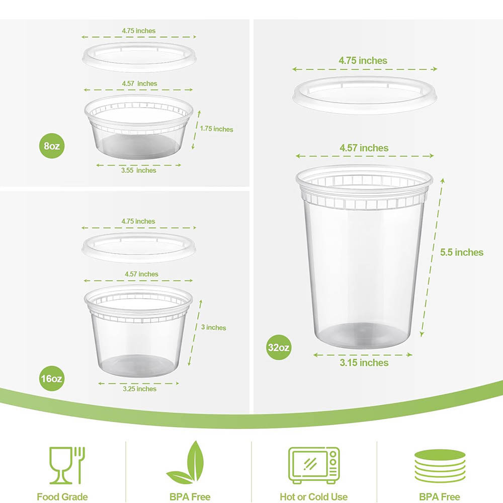 Recipientes de plástico para a - Food Storage Variety Pack avaliação e preço