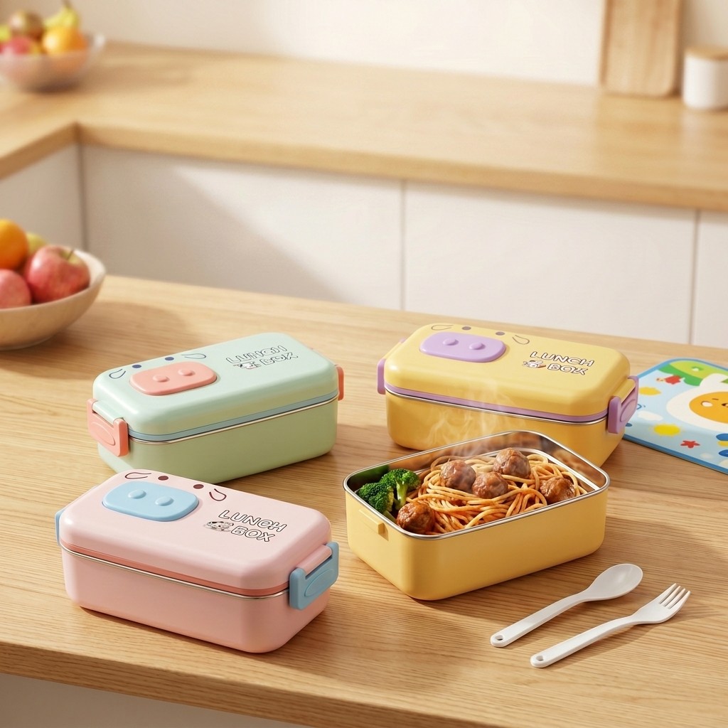 Caixa Bento de Aço Inoxidável  - Food Storage Underground avaliação e preço