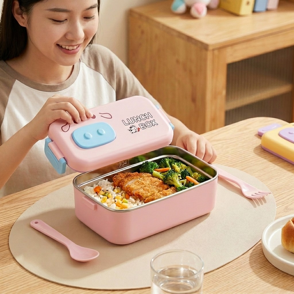 Caixa Bento de Aço Inoxidável  - Food Storage Underground avaliação e preço
