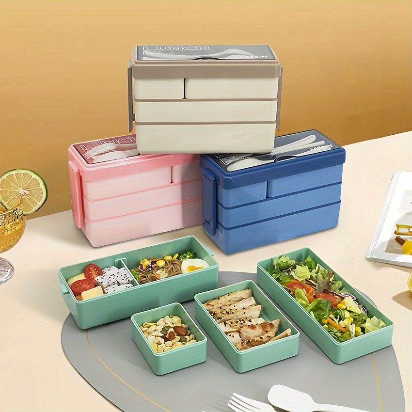 Lancheira bento de 1450ml, gra - Food Storage Large Plastic Containers avaliação e preço