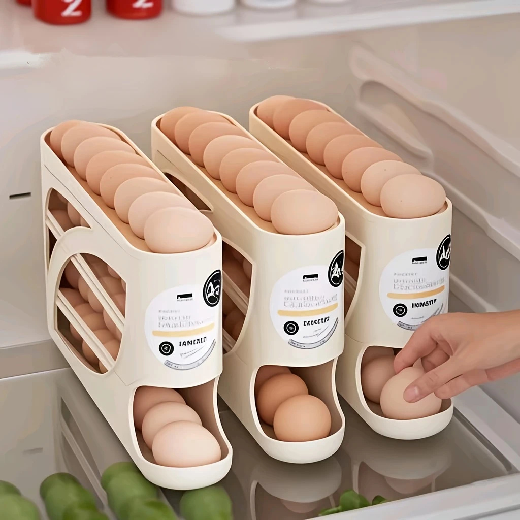 Organizador de Ovos de 3 Camad - Food Storage Large Plastic Containers avaliação e preço