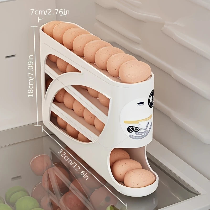 Organizador de Ovos de 3 Camad - Food Storage Large Plastic Containers avaliação e preço