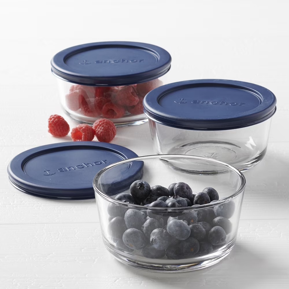 Recipientes de Vidro para Arma - Food Storage Set Glass avaliação e preço