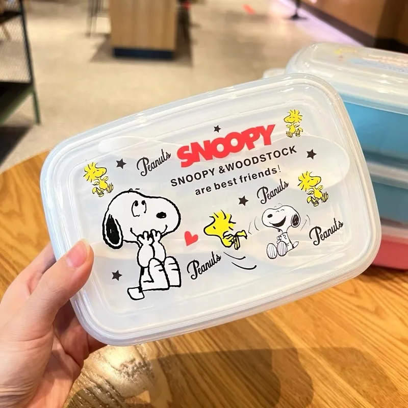 Lancheira Kawaii Snoopy com Co - Food Storage No Plastic avaliação e preço