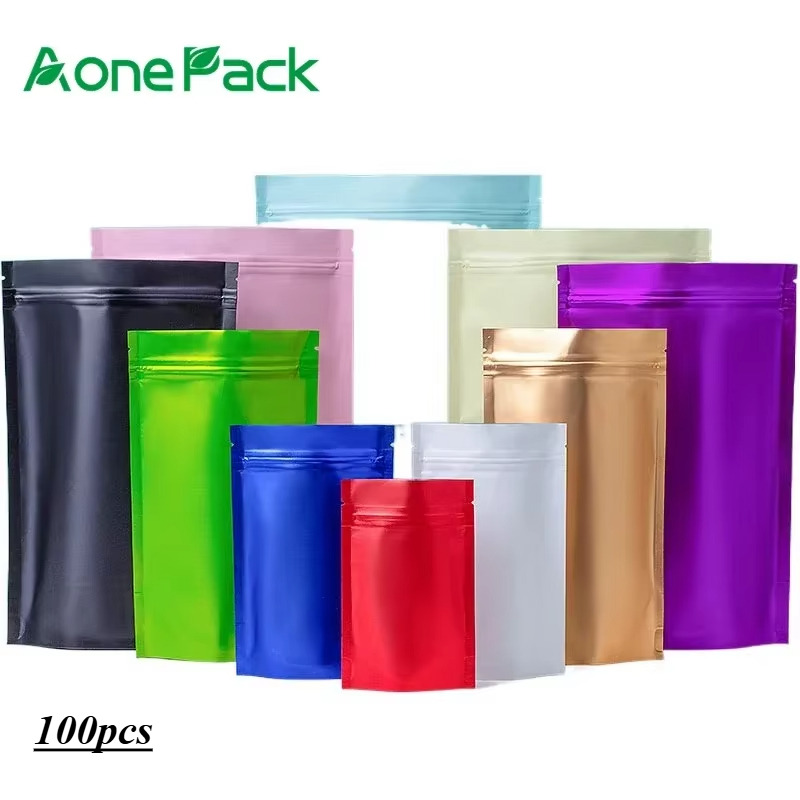 100 pçs personalizado fosco ac - Food Storage Ziploc Bags avaliação e preço