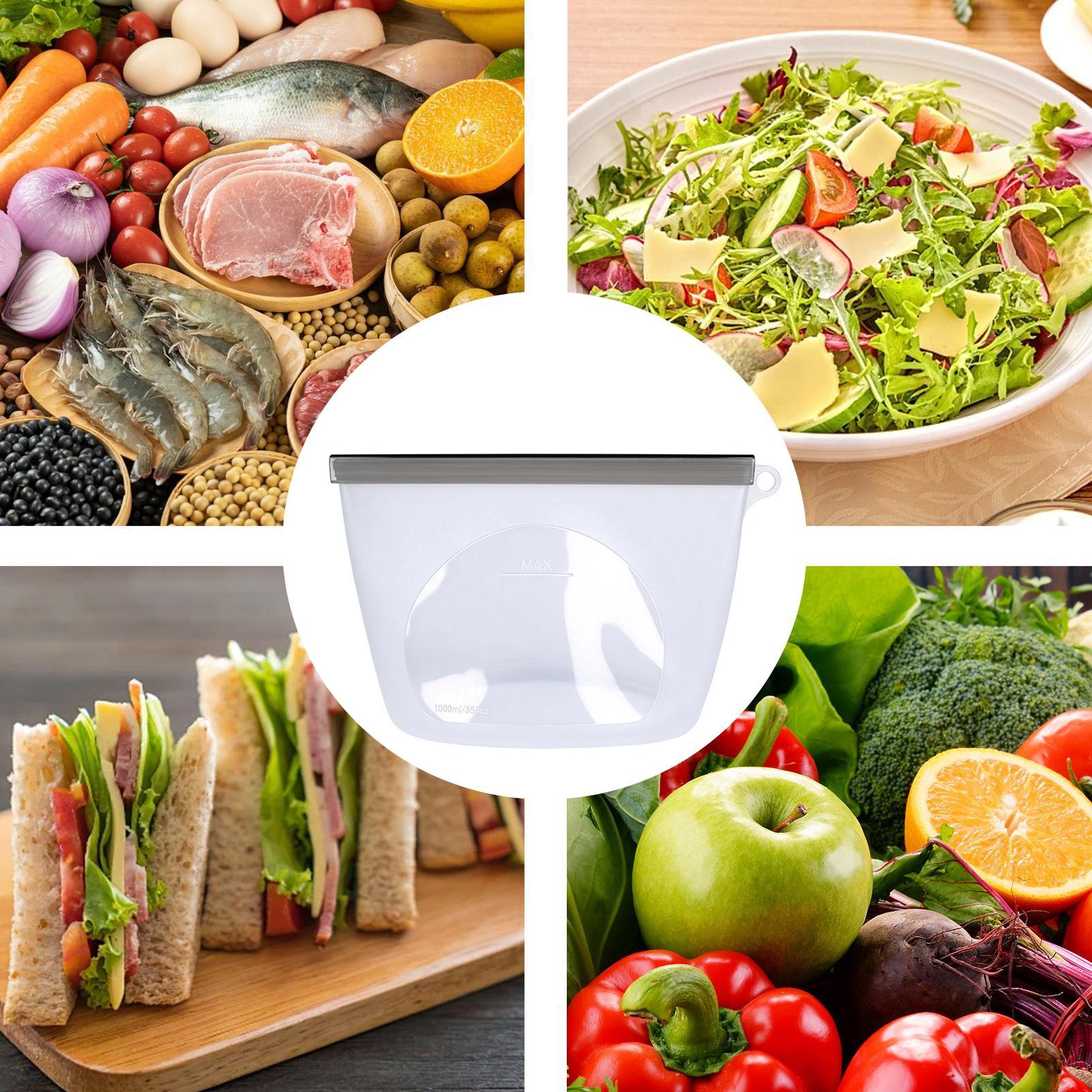Sacos reutilizáveis ​​para arm - Food Storage Ziploc Bags avaliação e preço