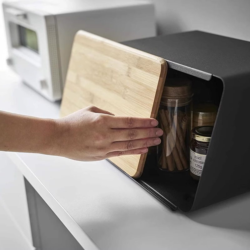 Caixa de pão de bambu para arm - Food Storage Handling avaliação e preço