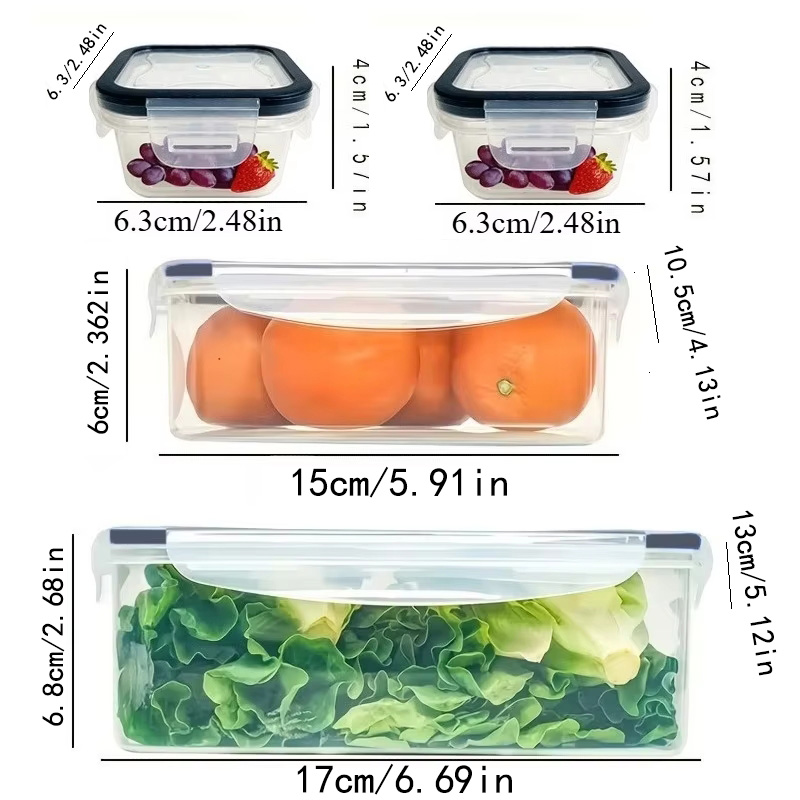 Conjunto de 8 Peças Inclui 4 R - Food Storage Underground avaliação e preço