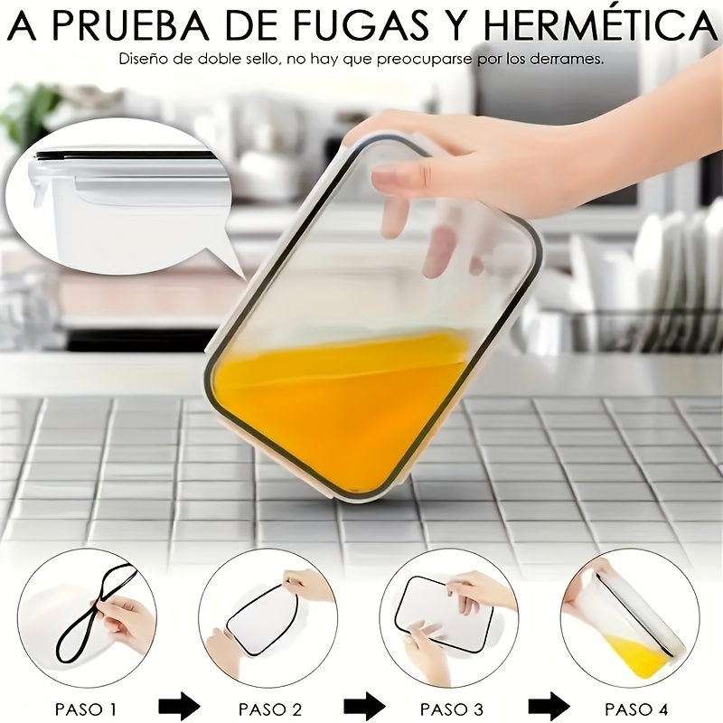 Conjunto de 8 Peças Inclui 4 R - Food Storage Underground avaliação e preço