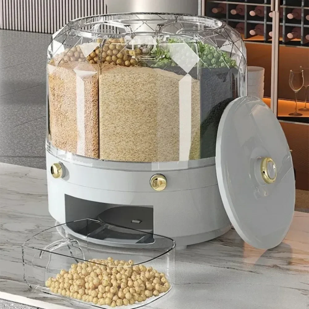 Dispensador de Grãos Rotativo  - Food Storage Large Plastic Containers avaliação e preço