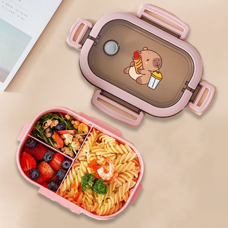Capivara bento lancheira anime - Food Storage Cabinet avaliação e preço