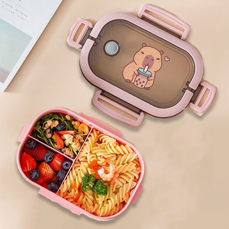 Capivara bento lancheira anime - Food Storage Cabinet avaliação e preço
