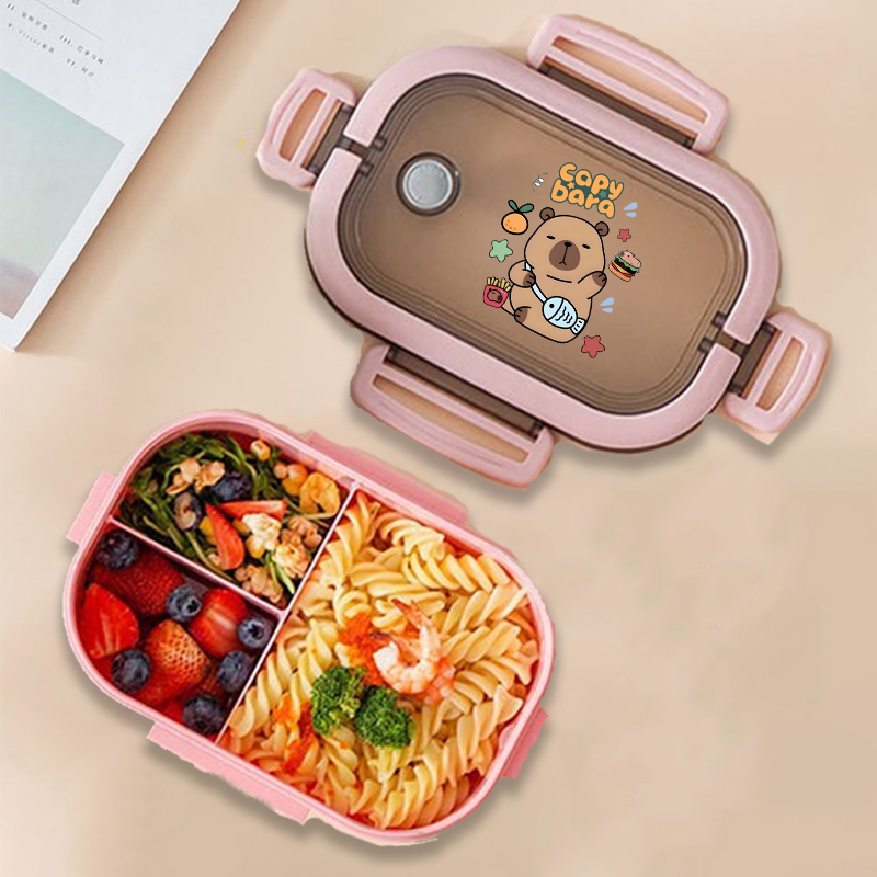 Capivara bento lancheira anime - Food Storage Cabinet avaliação e preço