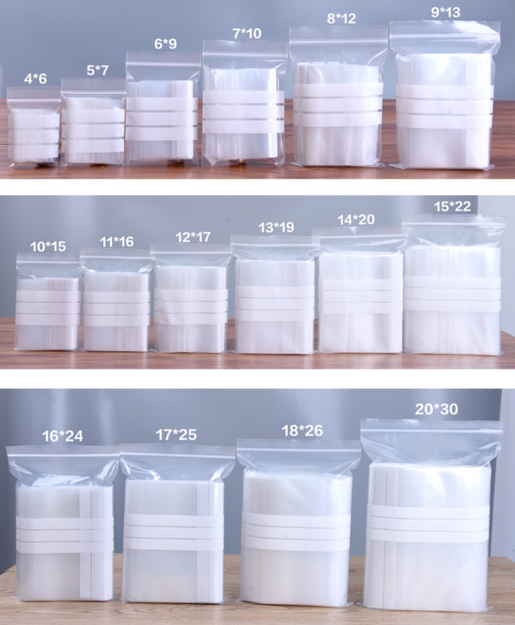 200 Sacos Plásticos Transparen - Food Storage Ziploc Bags avaliação e preço