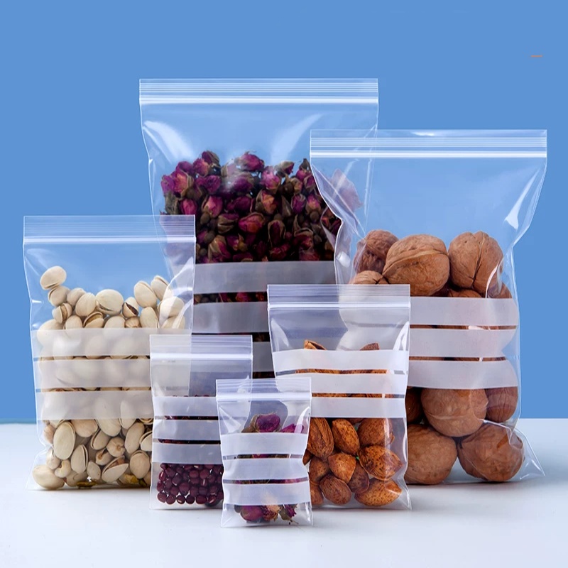 200 Sacos Plásticos Transparen - Food Storage Ziploc Bags avaliação e preço