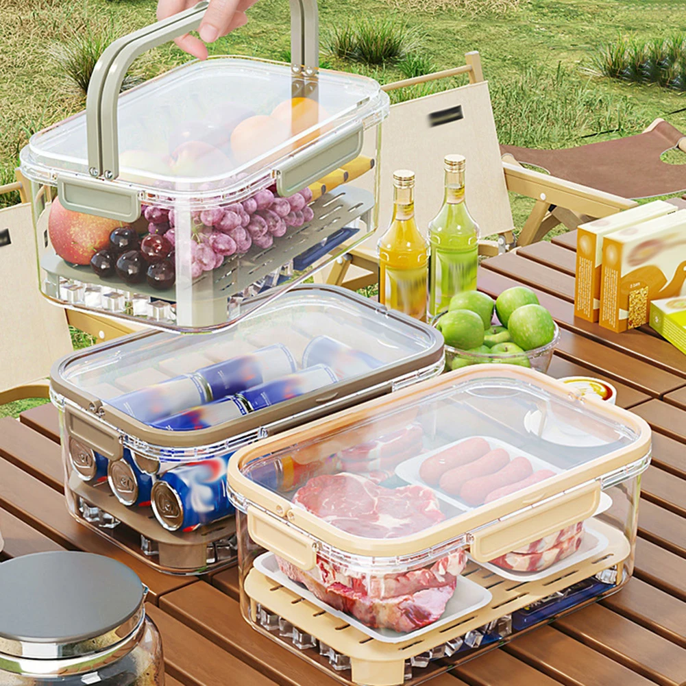 Recipiente portátil de armazen - Food Storage Large Plastic Containers avaliação e preço