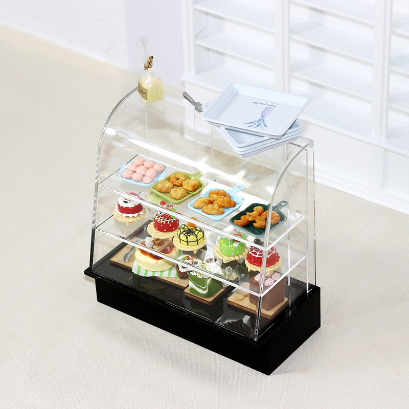 Artesanato Dollhouse Miniature - Food Storage In Cabinets avaliação e preço