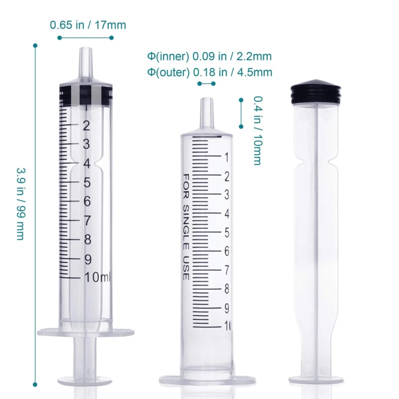 Seringas Plásticas de 10ml Sem - Food Storage Without Plastic avaliação e preço