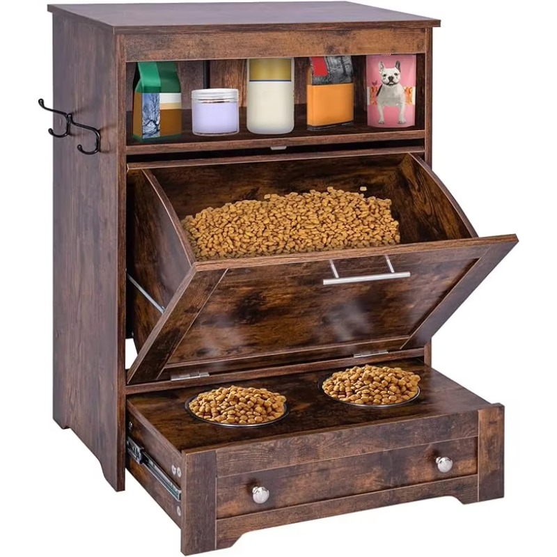 Estação moderna de alimentação - Food Storage In Cabinets avaliação e preço