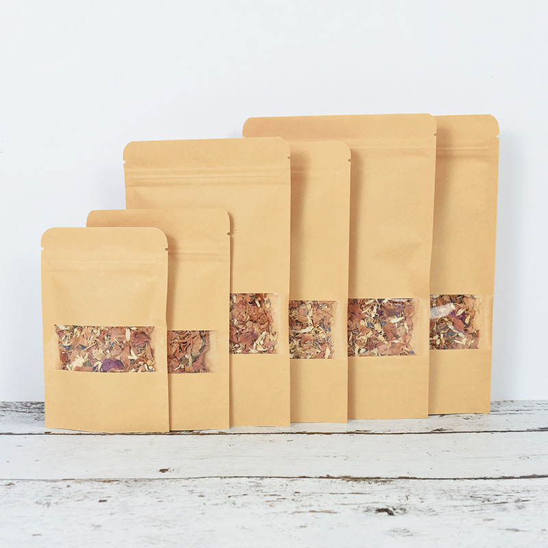 20/50 pçs sacos de papel kraft - Food Storage Ziploc Bags avaliação e preço