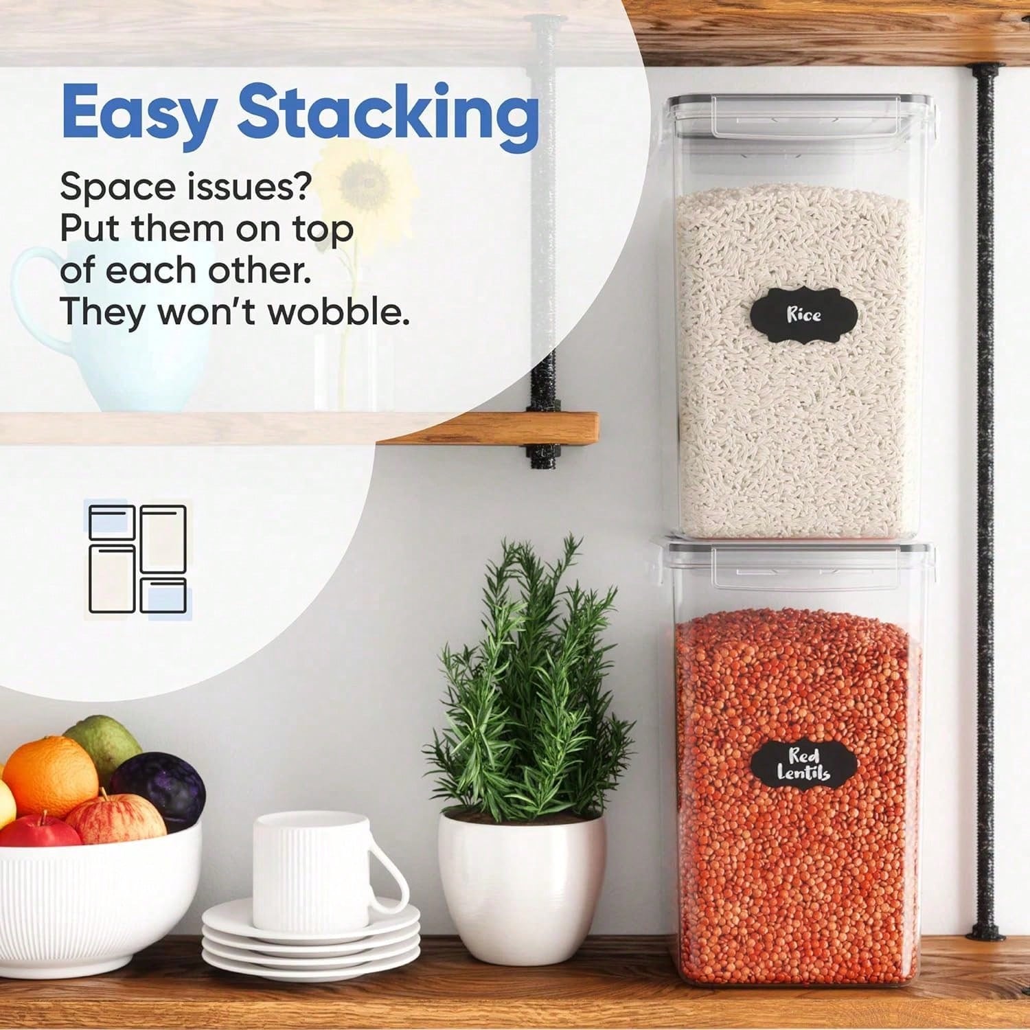 Recipientes extra grandes para - Xl Food Storage Containers With Lids avaliação e preço