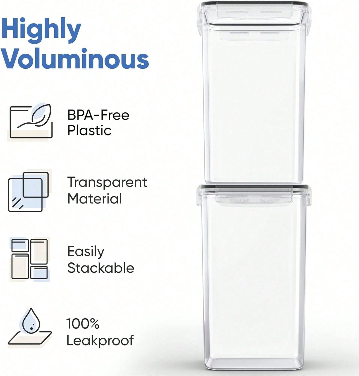 Recipientes extra grandes para - Xl Food Storage Containers With Lids avaliação e preço