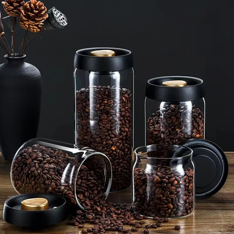 Frasco selado a vácuo de grãos - Food Storage Set Glass avaliação e preço