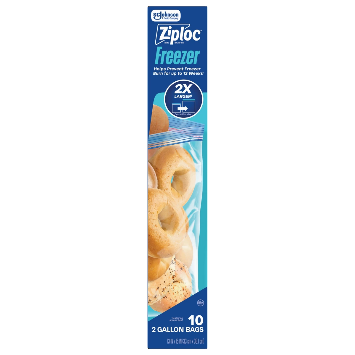 Sacos Ziploc de Dois Galões pa - Food Storage Ziploc Bags avaliação e preço