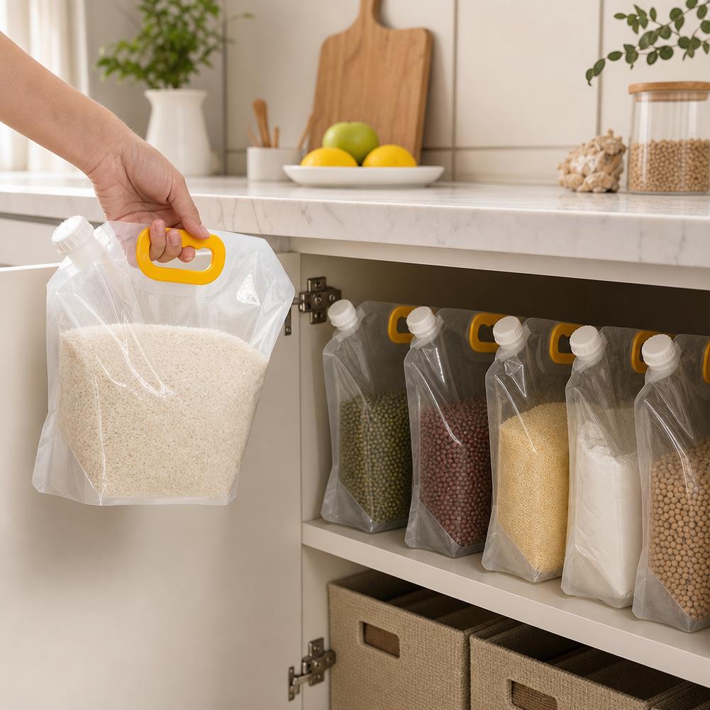 Saco Grande Hermético com Alça - Food Storage Large Plastic Containers avaliação e preço
