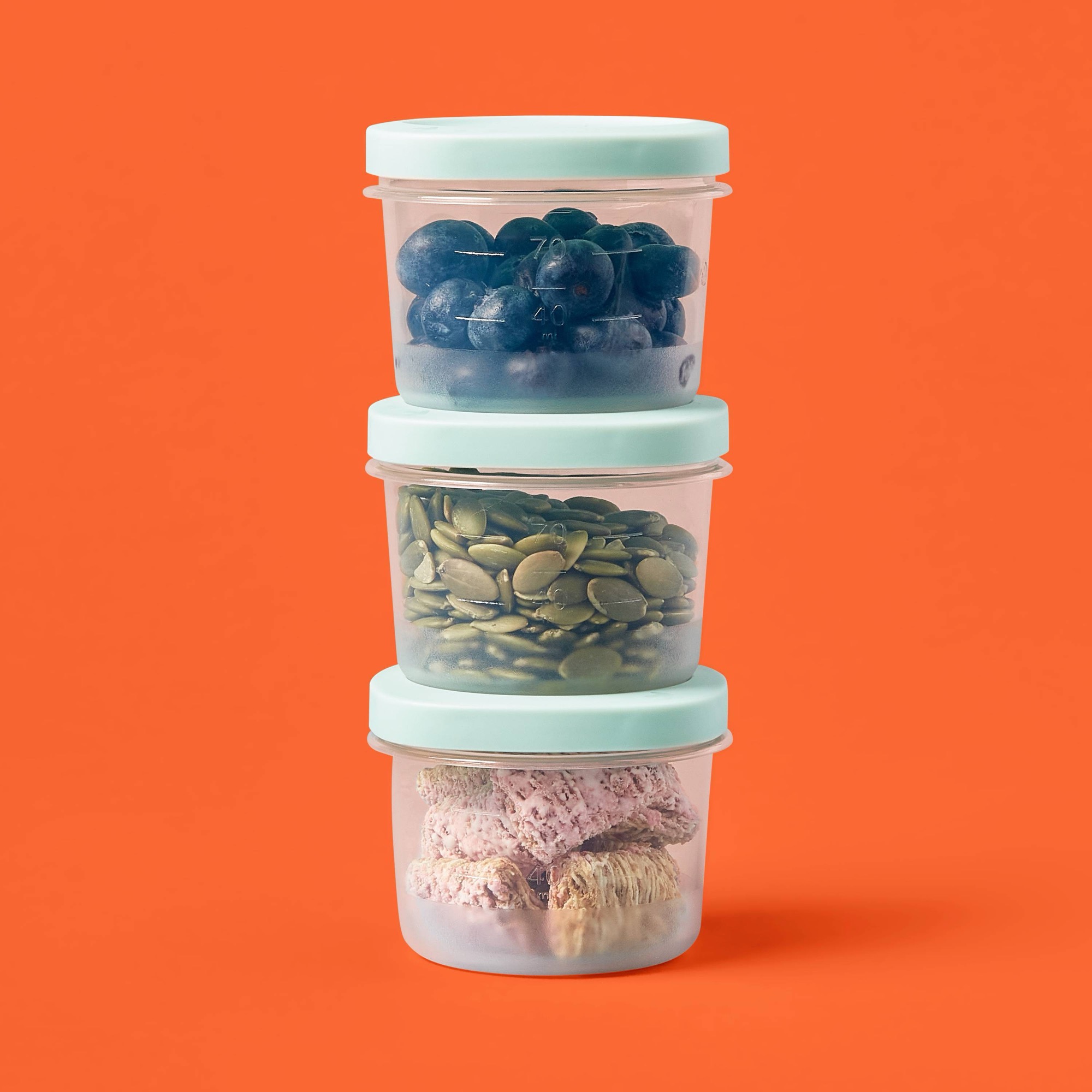 6 recipientes redondos com fec - Food Storage Prep Containers avaliação e preço