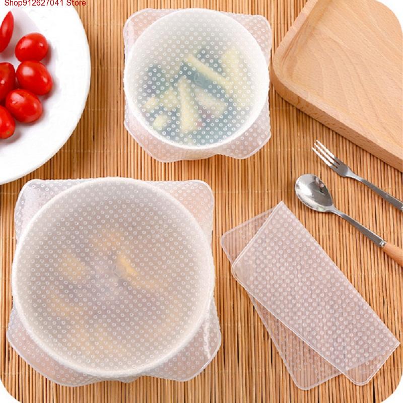 4 unidades de tampas de silico - Food Storage Variety Pack avaliação e preço