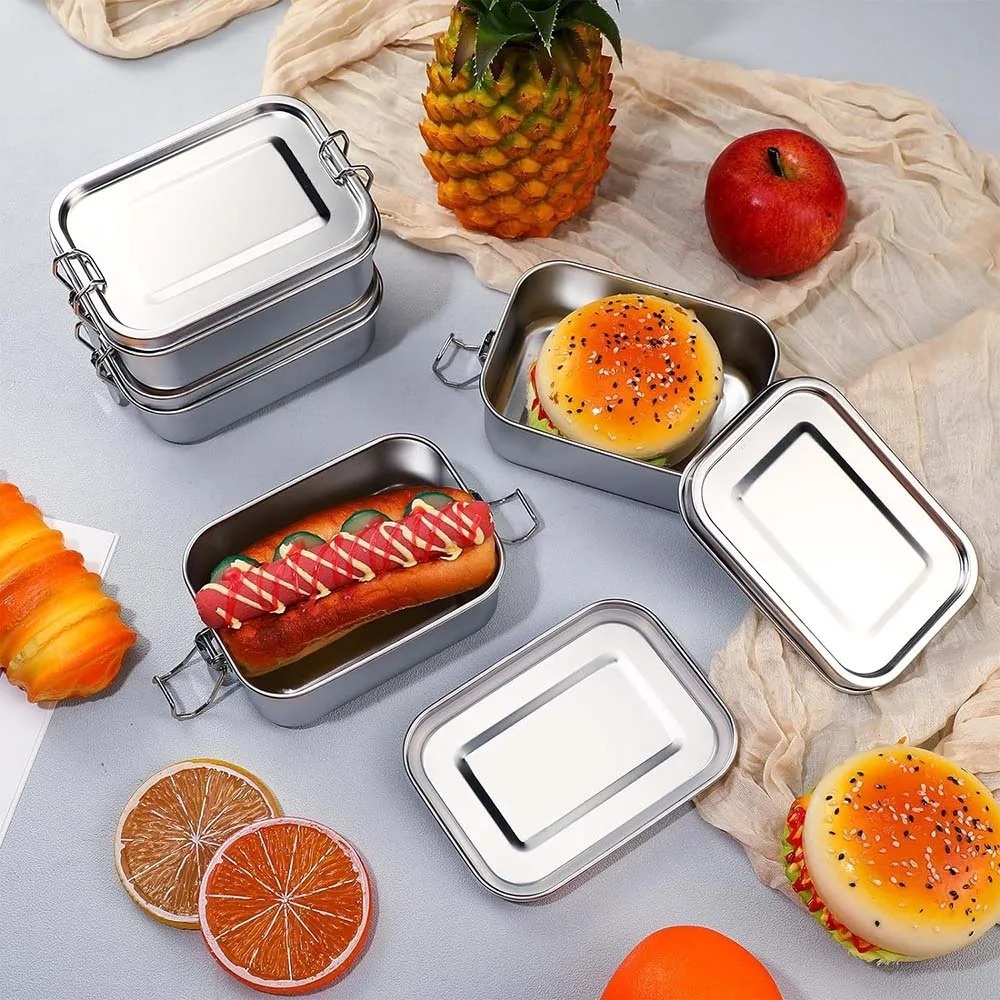 Caixa bento de aço inoxidável, - Food Storage Underground avaliação e preço