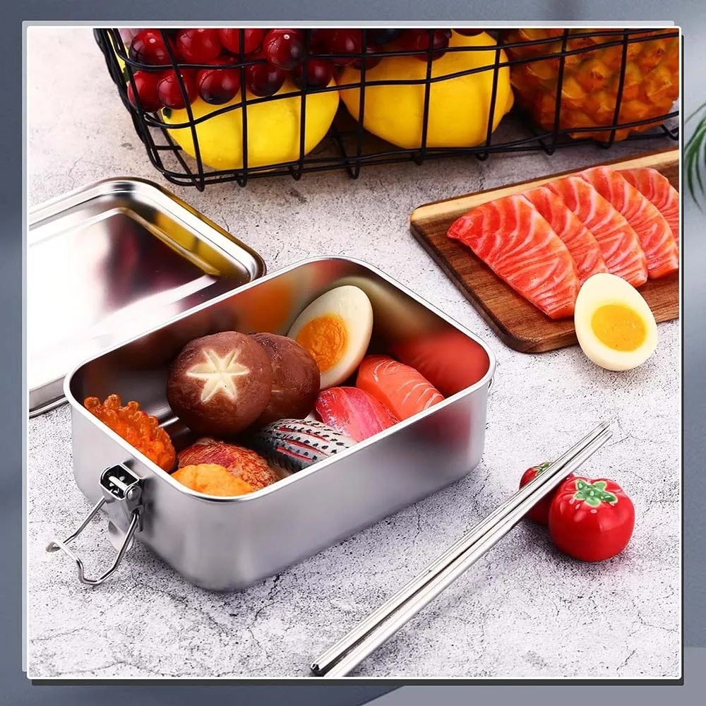 Caixa bento de aço inoxidável, - Food Storage Underground avaliação e preço